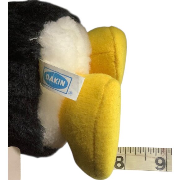 Vtg 1985 Dakin Snowshoe Penguin Plush Toy Holiday Collectible 8" 31-1211 Has TAG - Picture 7 of 7